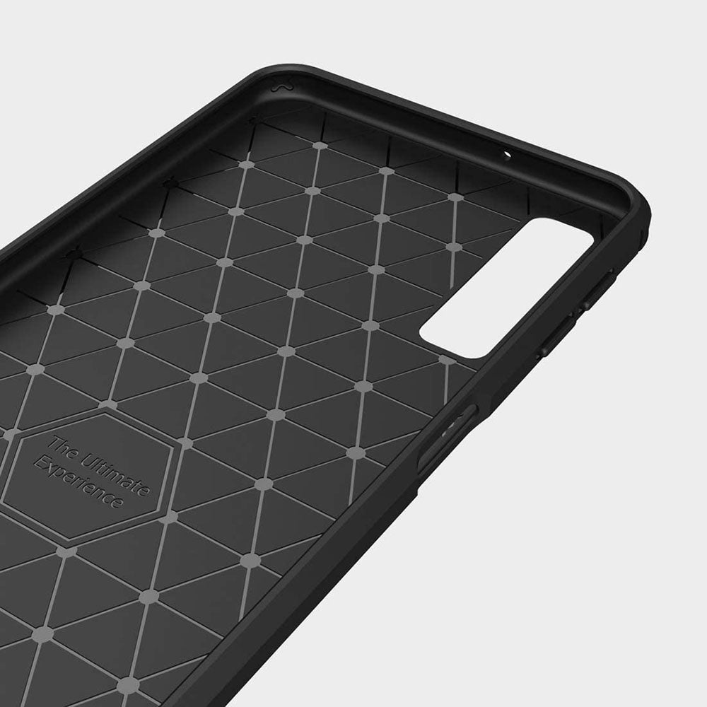 Etui na Samsung Galaxy A7 (2018) A750, Techsuit, Carbon, Czarny
