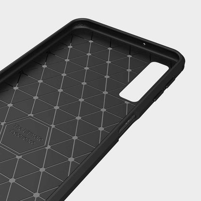 Etui na Samsung Galaxy A7 (2018) A750, Techsuit, Carbon, Czarny