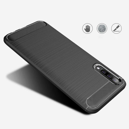 Case for Samsung Galaxy A70s A707 / A70 A705, Techsuit, Carbon, Black