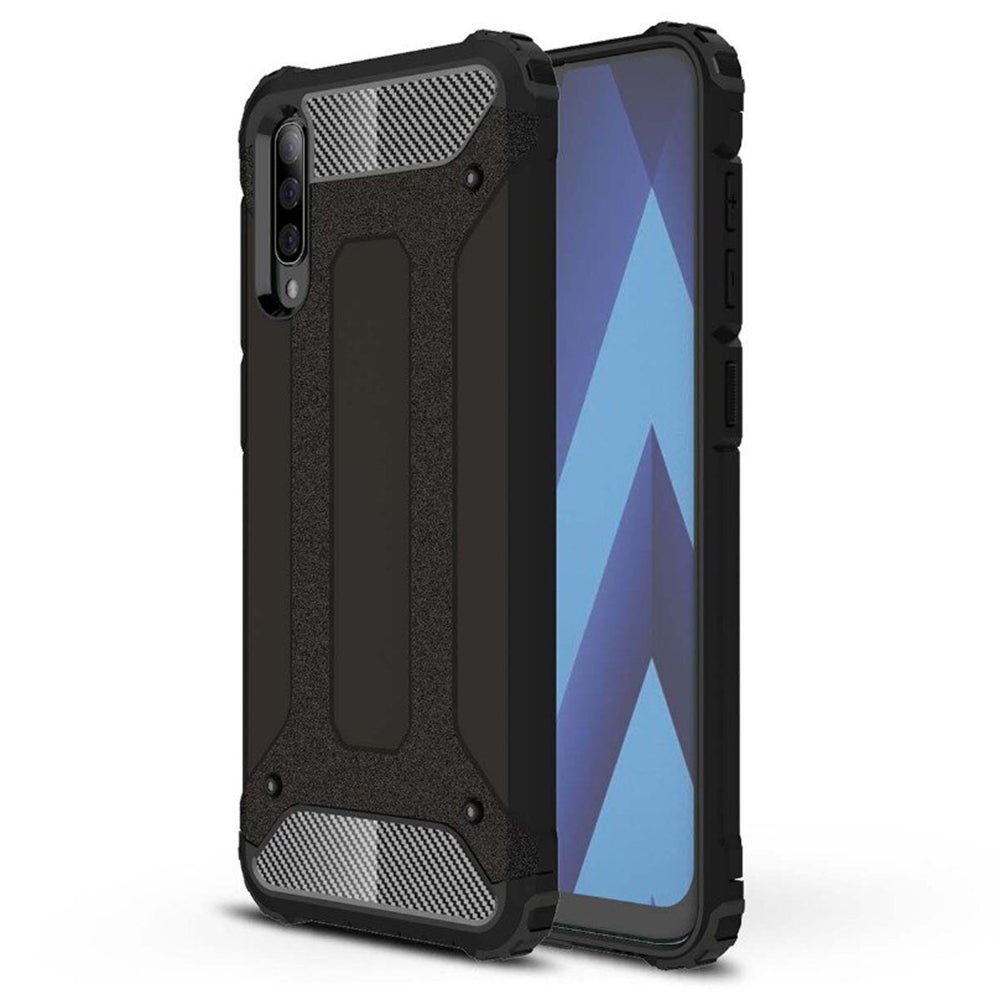 Case for Samsung Galaxy A70s A707 / A70 A705, Techsuit, Hybrid Armor, Black