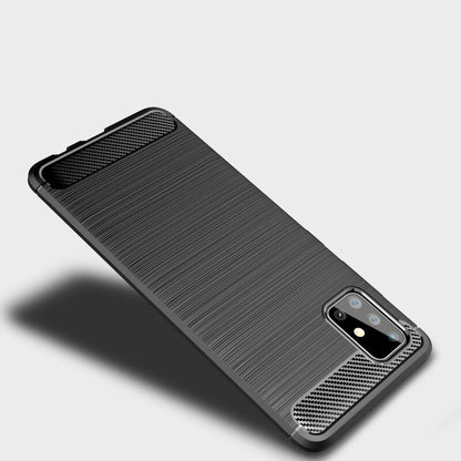 Etui na Samsung Galaxy A71 A715, Techsuit, Carbon, Czarny