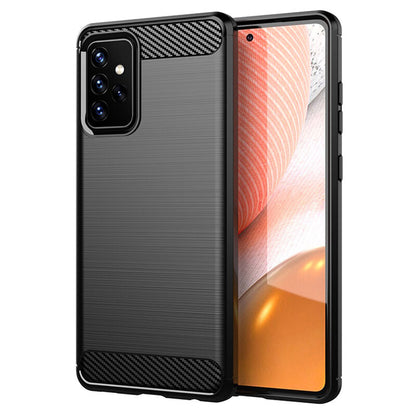 Case for Samsung Galaxy A72 A725 / A72 5G A726, Techsuit, Carbon, Black