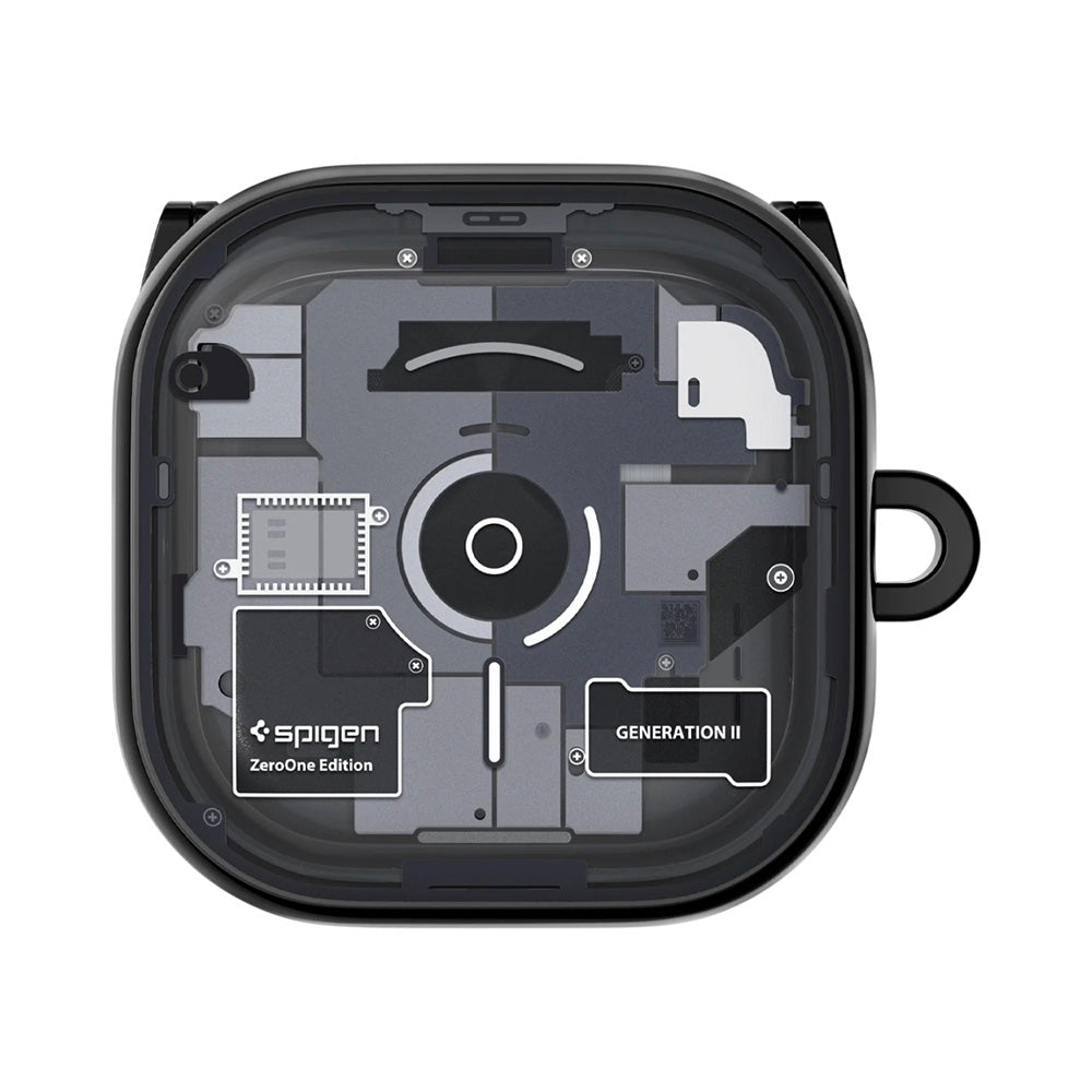 Etui na Samsung Galaxy Buds4 / Buds4 Pro, Spigen, Ultra Hybrid, czarne ACS11201