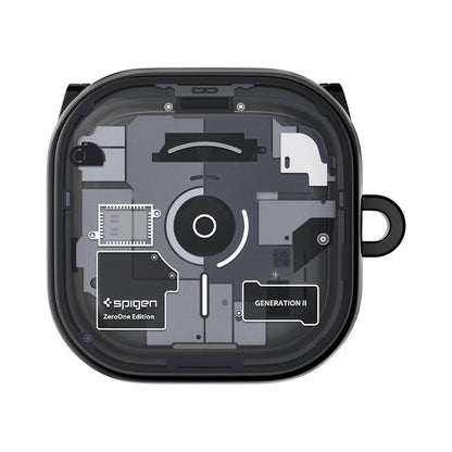 Etui na Samsung Galaxy Buds4 / Buds4 Pro, Spigen, Ultra Hybrid, czarne ACS11201