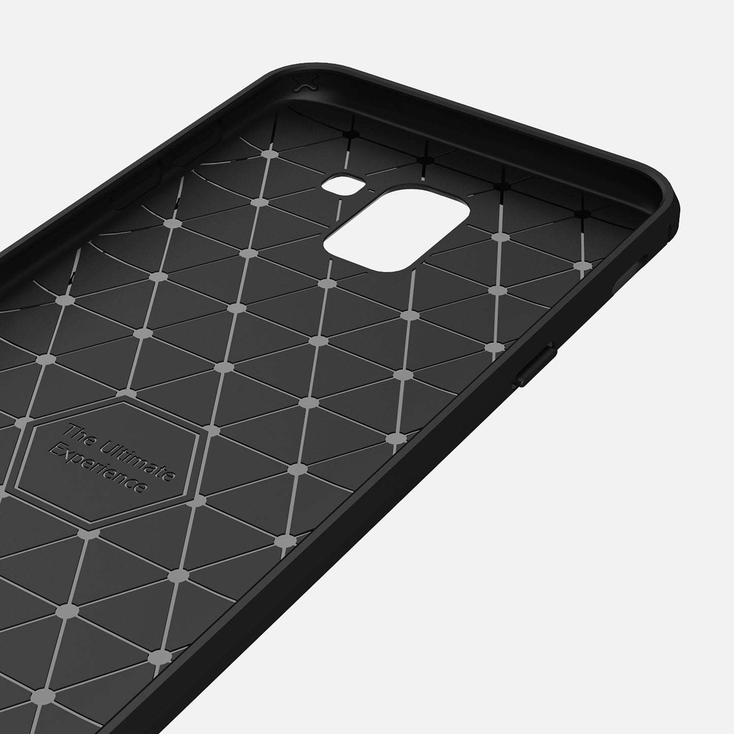 Etui na Samsung Galaxy J6 J600, Techsuit, Carbon, Czarny
