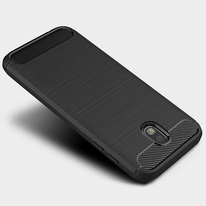 Etui na Samsung Galaxy J7 (2017) J730, Techsuit, Carbon, Czarny