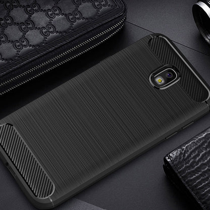 Etui na Samsung Galaxy J7 (2017) J730, Techsuit, Carbon, Czarny