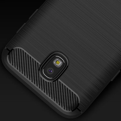 Etui na Samsung Galaxy J7 (2017) J730, Techsuit, Carbon, Czarny