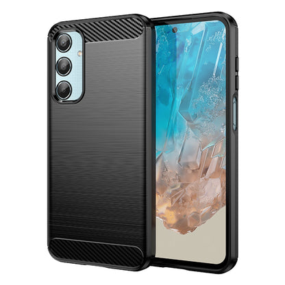 Case for Samsung Galaxy M35, Techsuit, Carbon, Black