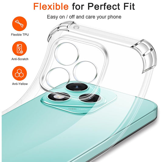 Etui na Samsung Galaxy M56 M566, Techsuit, Shockproof Clear, Przezroczyste