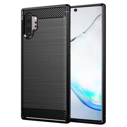 Etui do Samsung Galaxy Note 10+ 5G N976 / Note 10+ N975, Techsuit, Carbon, Czarny