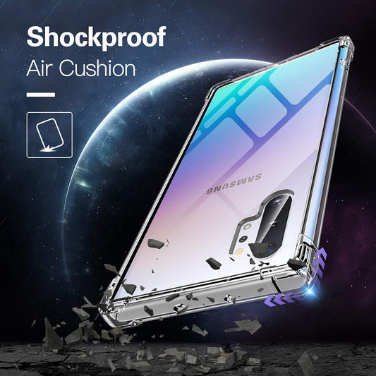 Etui na Samsung Galaxy Note 10+ 5G N976 / Note 10+ N975, Techsuit, odporne na wstrząsy, przezroczyste