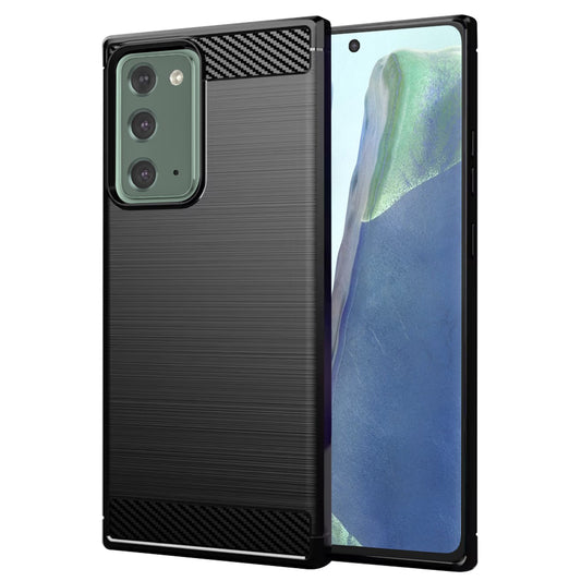 Etui na Samsung Galaxy Note 20 5G N981 / Note 20 N980, Techsuit, Carbon, Czarny