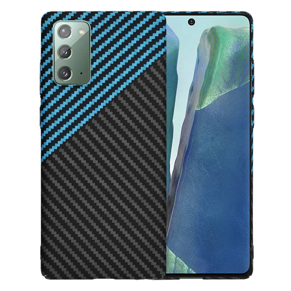 Etui na Samsung Galaxy Note 20 5G N981 / Note 20 N980, Techsuit, Carbonite FiberShell, Czarna Bleu