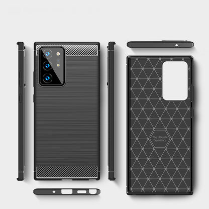 Case for Samsung Galaxy Note 20 Ultra 5G N986 / Note 20 Ultra N985, Techsuit, Carbon, Black