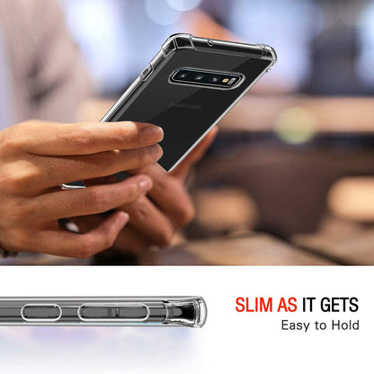 Etui na Samsung Galaxy S10 G973, Techsuit, Shockproof Clear, Przezroczyste
