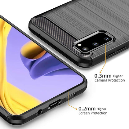 Etui na Samsung Galaxy S20 5G G981 / S20 G980, Techsuit, Carbon, Czarny