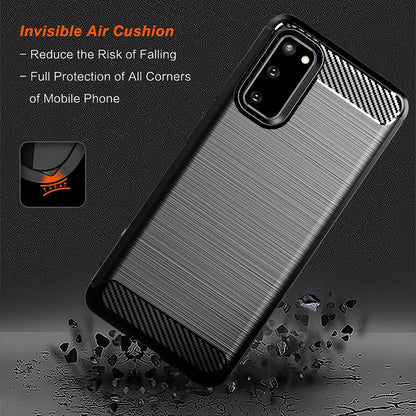 Etui na Samsung Galaxy S20 5G G981 / S20 G980, Techsuit, Carbon, Czarny
