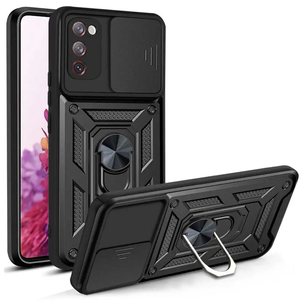 Etui na Samsung Galaxy S20 FE 2022 G781 / S20 FE 5G G781 / S20 FE G780, Techsuit, CamShield, czarne