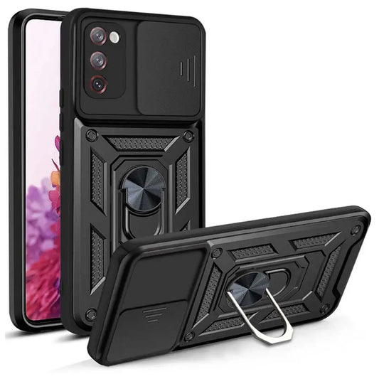 Case for Samsung Galaxy S20 FE 2022 G781 / S20 FE 5G G781 / S20 FE G780, Techsuit, CamShield, Black