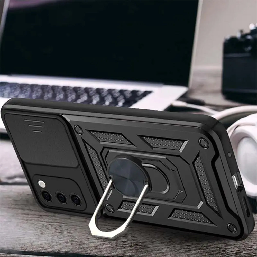 Etui na Samsung Galaxy S20 FE 2022 G781 / S20 FE 5G G781 / S20 FE G780, Techsuit, CamShield, czarne