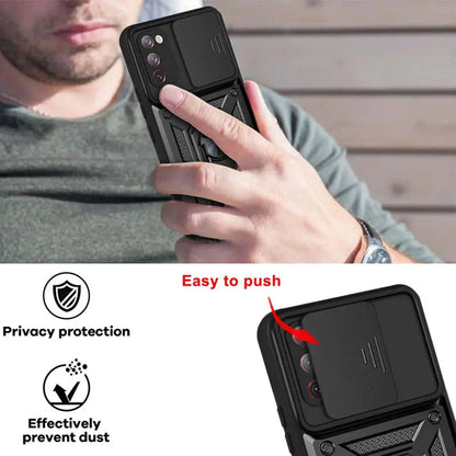 Etui na Samsung Galaxy S20 FE 2022 G781 / S20 FE 5G G781 / S20 FE G780, Techsuit, CamShield, czarne