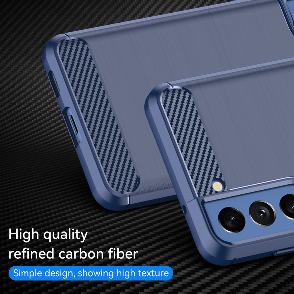 Etui na Samsung Galaxy S20 FE 2022 G781 / S20 FE 5G G781 / S20 FE G780, Techsuit, Carbon, Niebieskie