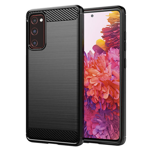 Etui do Samsung Galaxy S20 FE 2022 G781 / S20 FE 5G G781 / S20 FE G780, Techsuit, Carbon, Czarny