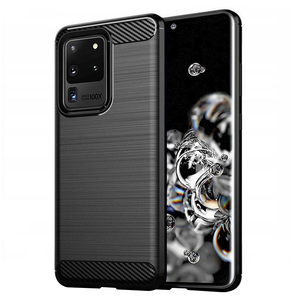 Etui na Samsung Galaxy S20 Ultra 5G G988 / S20 Ultra G988, Techsuit, Carbon, Czarny