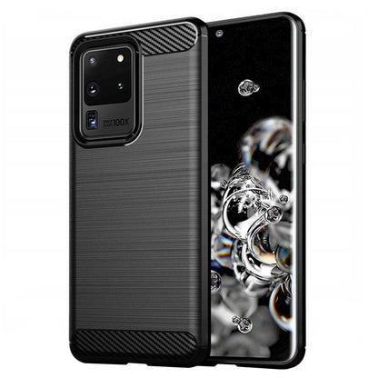 Etui na Samsung Galaxy S20 Ultra 5G G988 / S20 Ultra G988, Techsuit, Carbon, Czarny