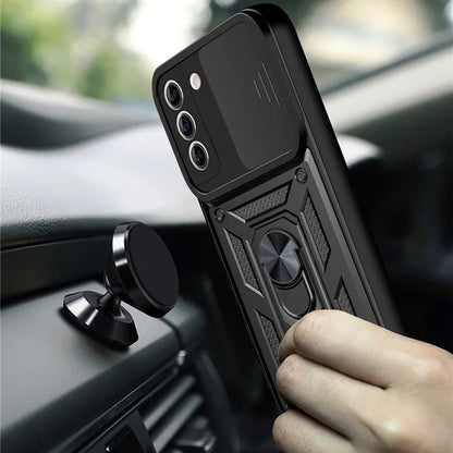 Etui do Samsung Galaxy S21 5G G991, Techsuit, CamShield, Czarny
