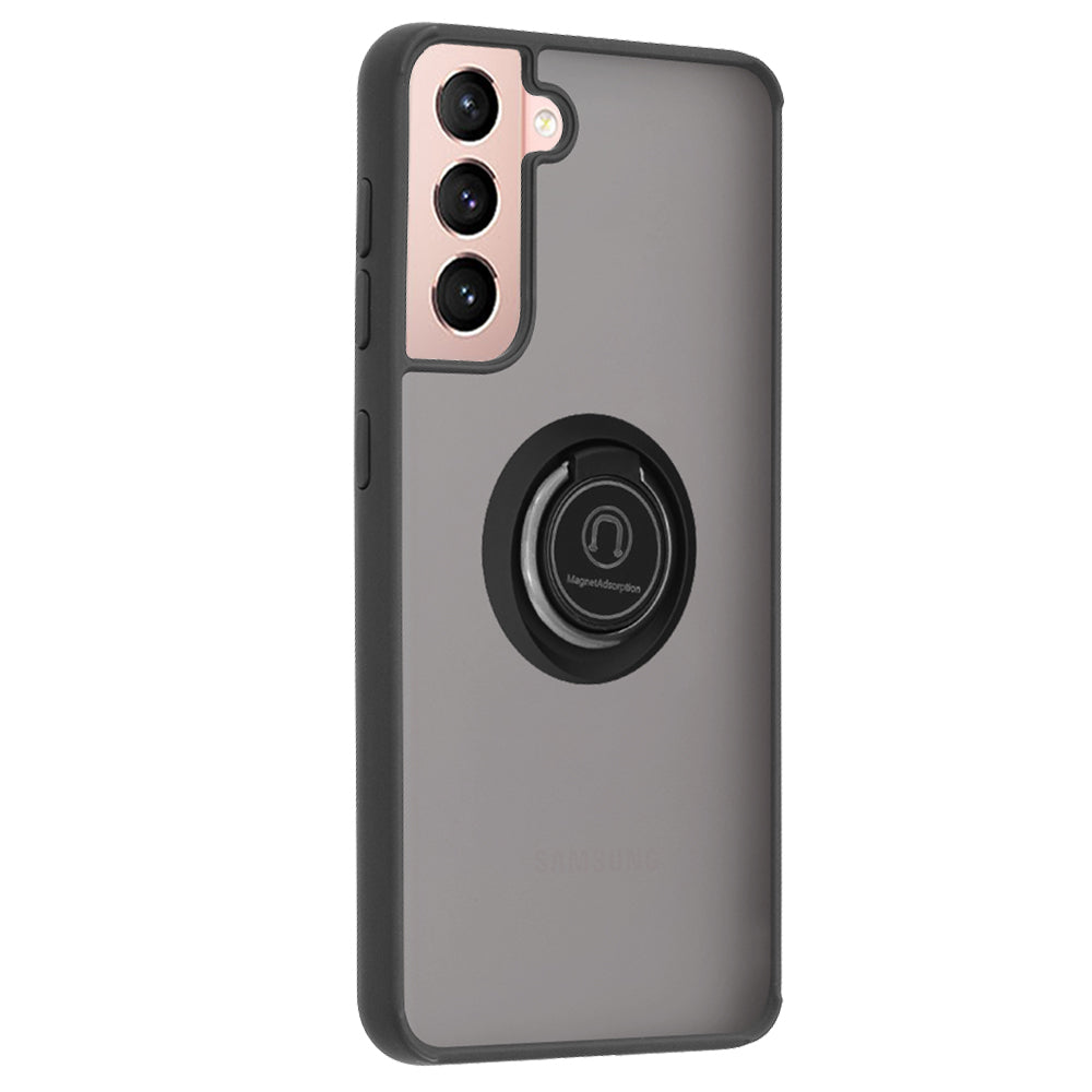 Etui na Samsung Galaxy S21 5G G991, Techsuit, Glinth, Czarne