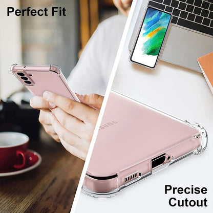 Case for Samsung Galaxy S21 5G G991, Techsuit, Shockproof Clear, Transparent
