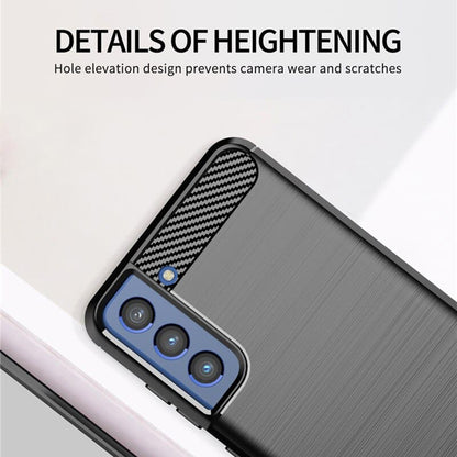 Etui na Samsung Galaxy S21 FE 5G G990, Techsuit, Carbon, Czarny