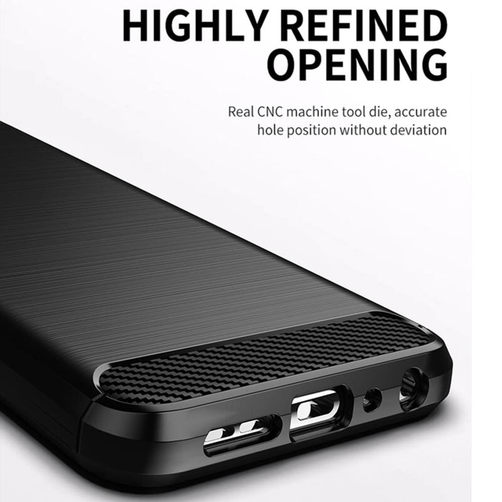 Etui na Samsung Galaxy S21 FE 5G G990, Techsuit, Carbon, Czarny