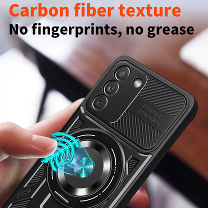 Etui na Samsung Galaxy S21 FE 5G G990, Techsuit, RuggedCam, Niebieskie