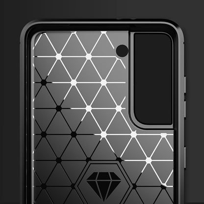 Case for Samsung Galaxy S21+ 5G G996, Techsuit, Carbon, Black