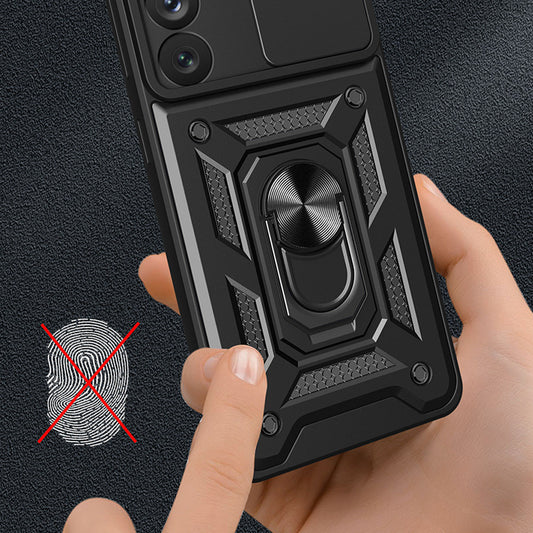 Etui do Samsung Galaxy S22 5G S901, Techsuit, CamShield, czarne