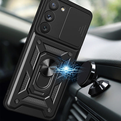 Case for Samsung Galaxy S22 5G S901, Techsuit, CamShield, Black