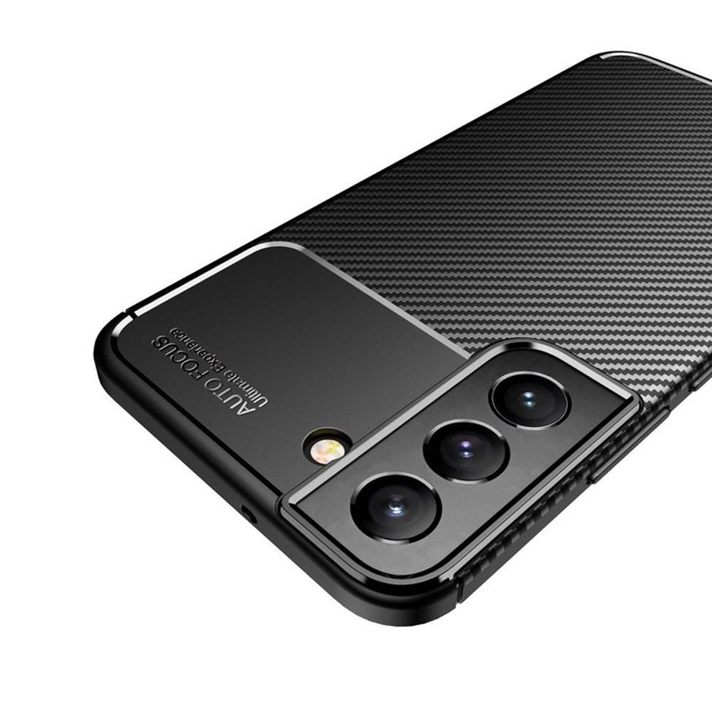 Etui na Samsung Galaxy S22 5G S901, Techsuit, CarbonFiber, czarne