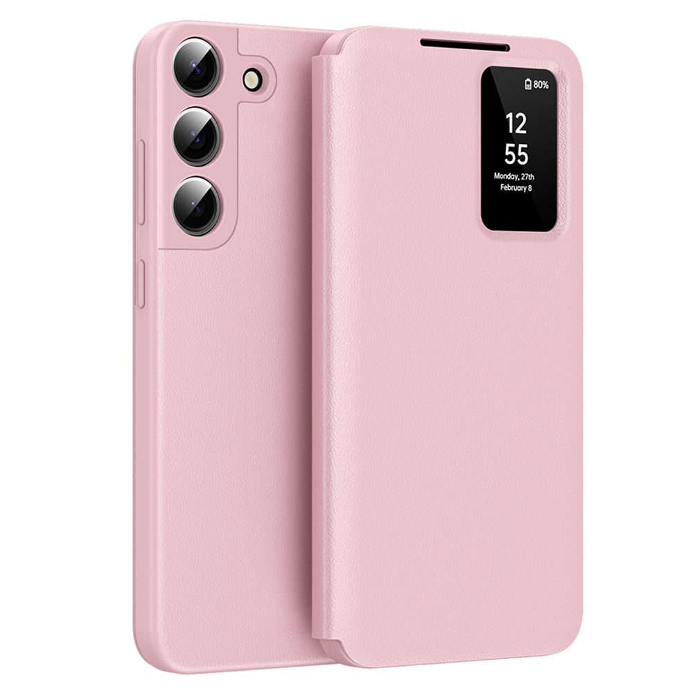 Etui na Samsung Galaxy S22 5G S901, Techsuit, SmartView, różowe