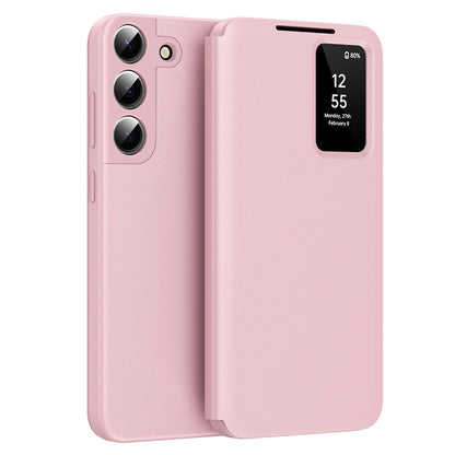 Etui na Samsung Galaxy S22 5G S901, Techsuit, SmartView, różowe