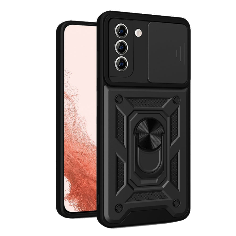 Case for Samsung Galaxy S22+ 5G S906, Techsuit, CamShield, Black