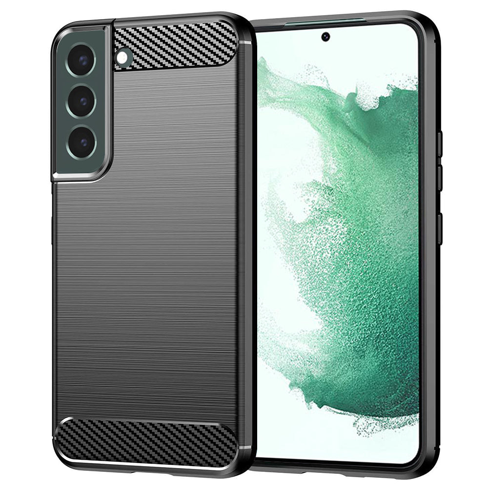 Etui do Samsung Galaxy S22+ 5G S906, Techsuit, Carbon, Czarny