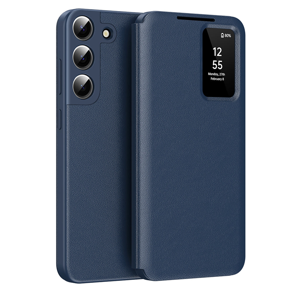Etui na Samsung Galaxy S22+ 5G S906, Techsuit, SmartView, Niebieskie
