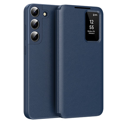 Etui na Samsung Galaxy S22+ 5G S906, Techsuit, SmartView, Niebieskie
