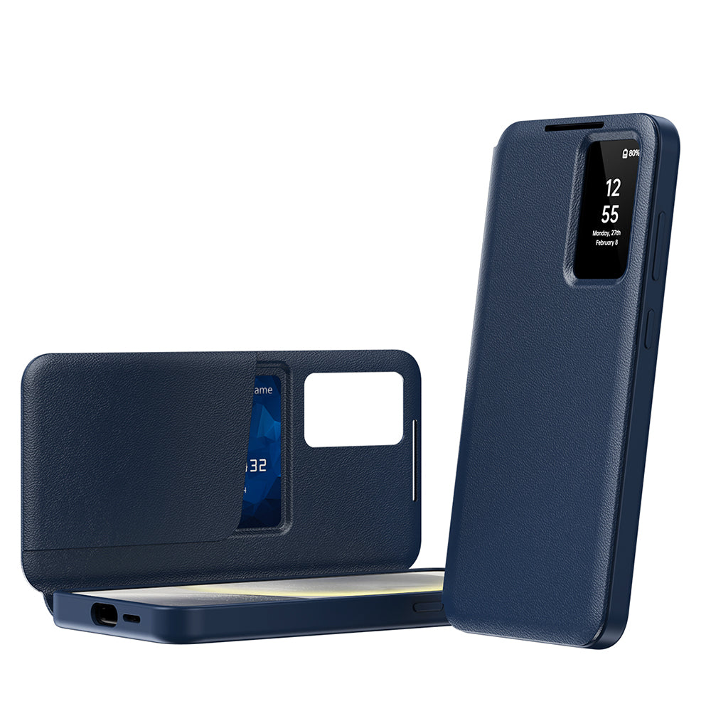 Etui na Samsung Galaxy S22+ 5G S906, Techsuit, SmartView, Niebieskie