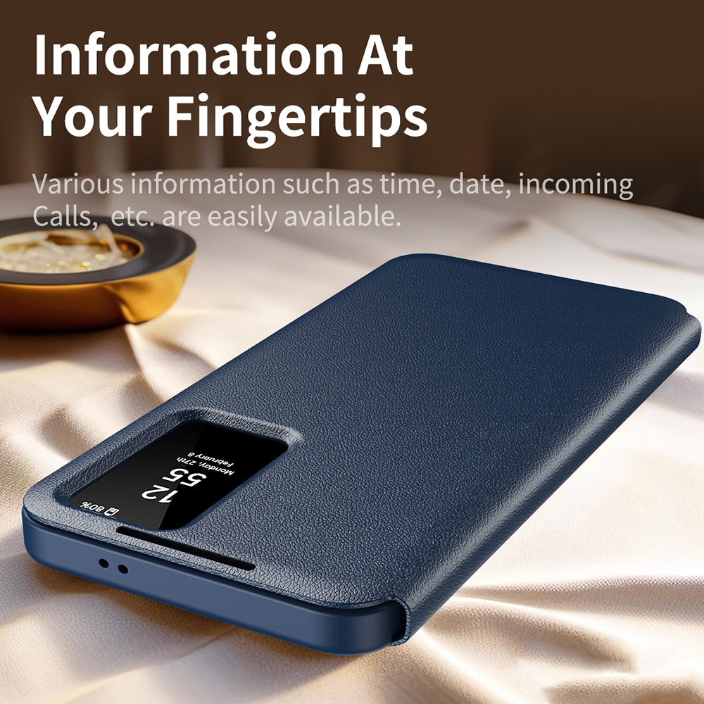 Etui na Samsung Galaxy S22+ 5G S906, Techsuit, SmartView, Niebieskie