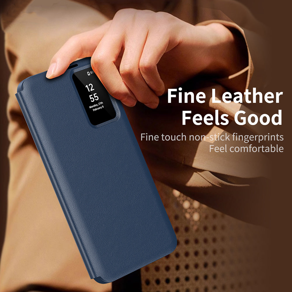 Etui na Samsung Galaxy S22+ 5G S906, Techsuit, SmartView, Niebieskie