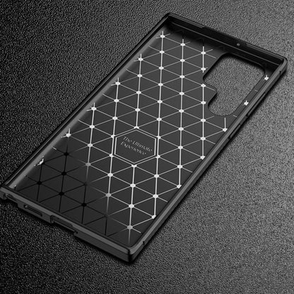 Case for Samsung Galaxy S22 Ultra 5G S908, Techsuit, CarbonFiber, Black